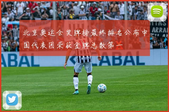 北京奥运会奖牌榜最终排名公布中国代表团荣获金牌总数第一