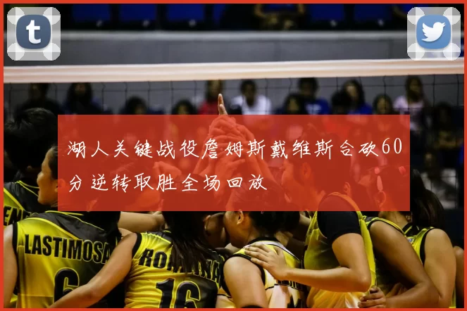 湖人关键战役詹姆斯戴维斯合砍60分逆转取胜全场回放